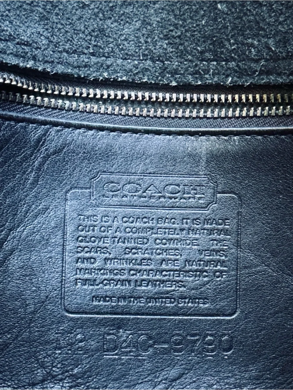 Coach vintage black